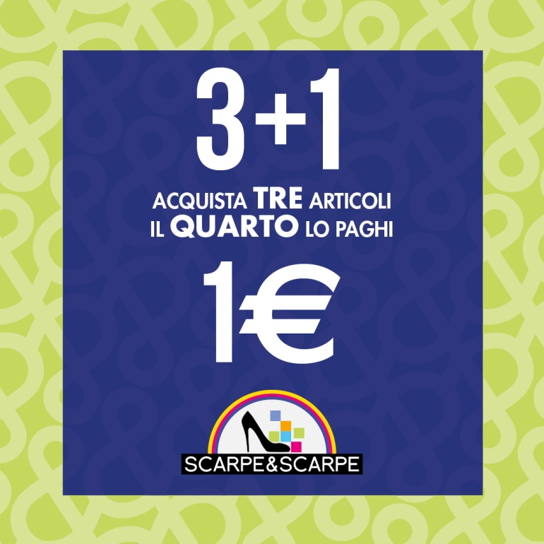 Continua la promozione 3+1